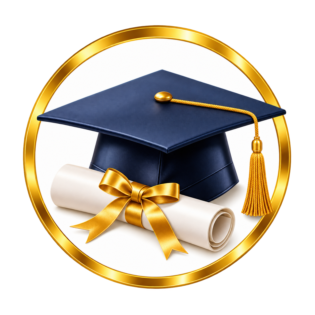 Decorative graphic — graduation cap